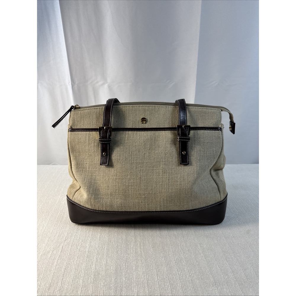 Etienne Aigner Women's Tote Shoulder Bag Large Tan / Drown